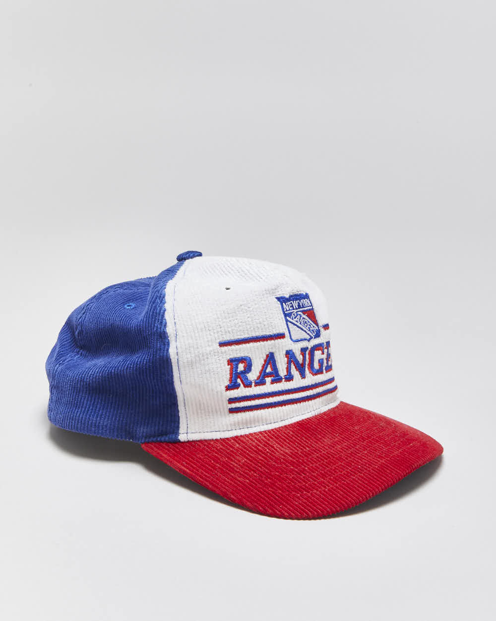 Vintage 1980s Starter Pro Classic New York Rangers NHL Corduroy Baseball Cap - OS